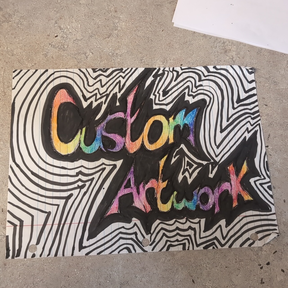 Custom Artwork with Rainbow Colors